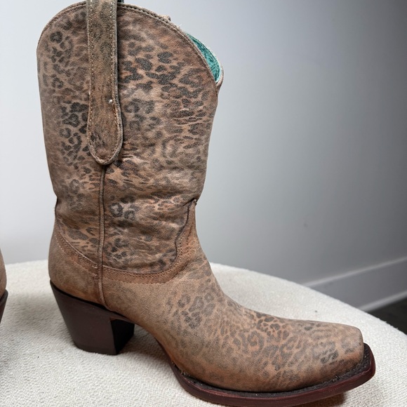 Corral A4467 Brown Cheetah Cowhide Leather Western Boots Women’s 9.5 M - Picture 6 of 14